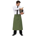 F24 Most Popular Designer Sage Full Bistro Apron w/ Pocket